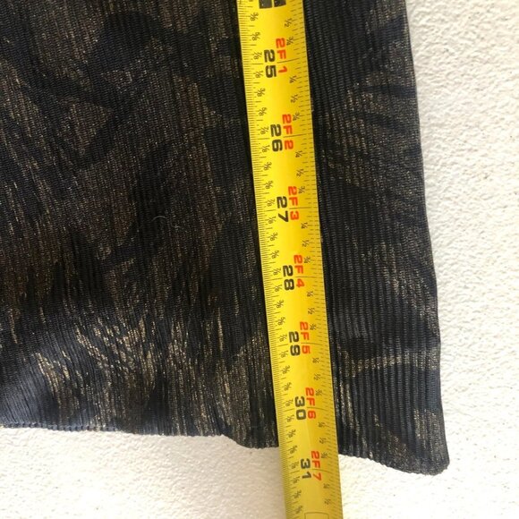 NWT! Tahari Size 10 Beautiful Sleeveless Black/ Gold Jumpsuit - Picture 8 of 16